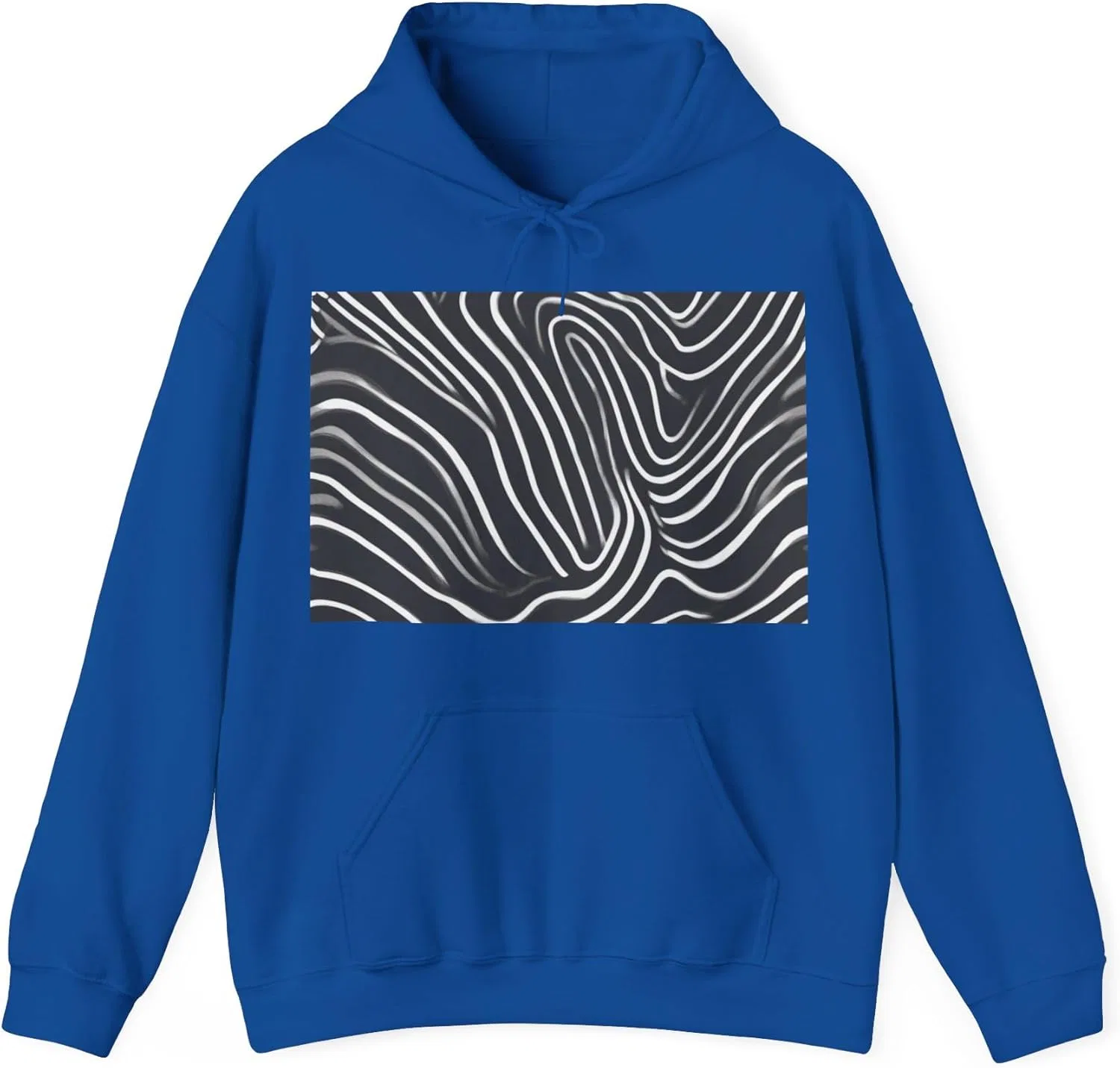 boostlete-recovery-progress-pattern-topographic-bold-0295 — Толстовка с капюшоном унисекс из плотной смесовой ткани (Gildan)