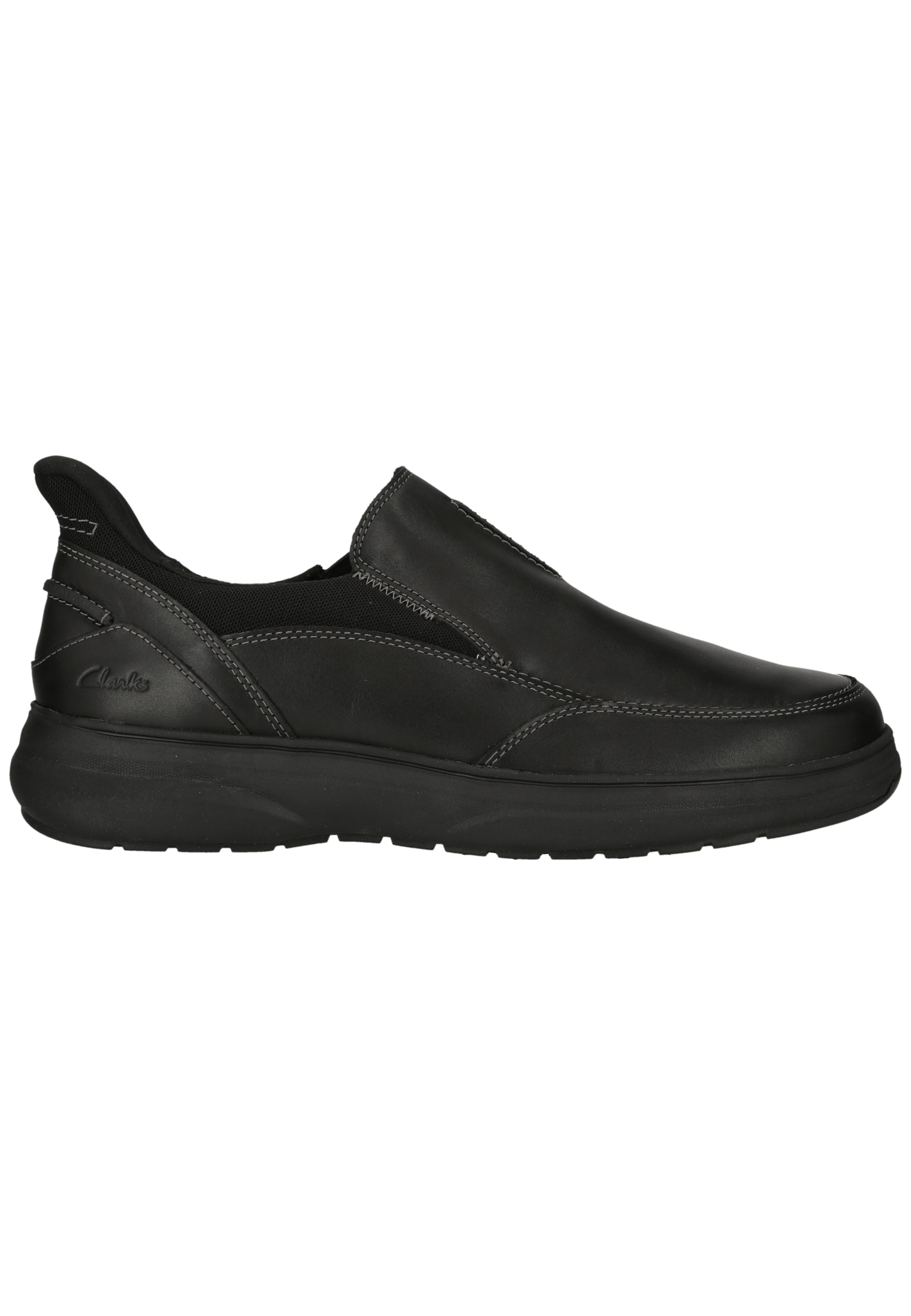 CLARKS Классические лоферы 'Mullan Step' в черном цвете — фото 4
