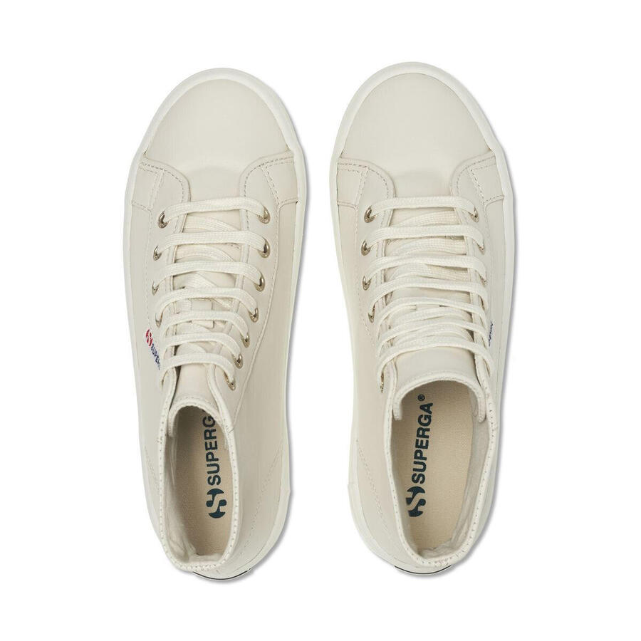 Женские ботильоны Superga 2341 бежевый яичный — фото 4