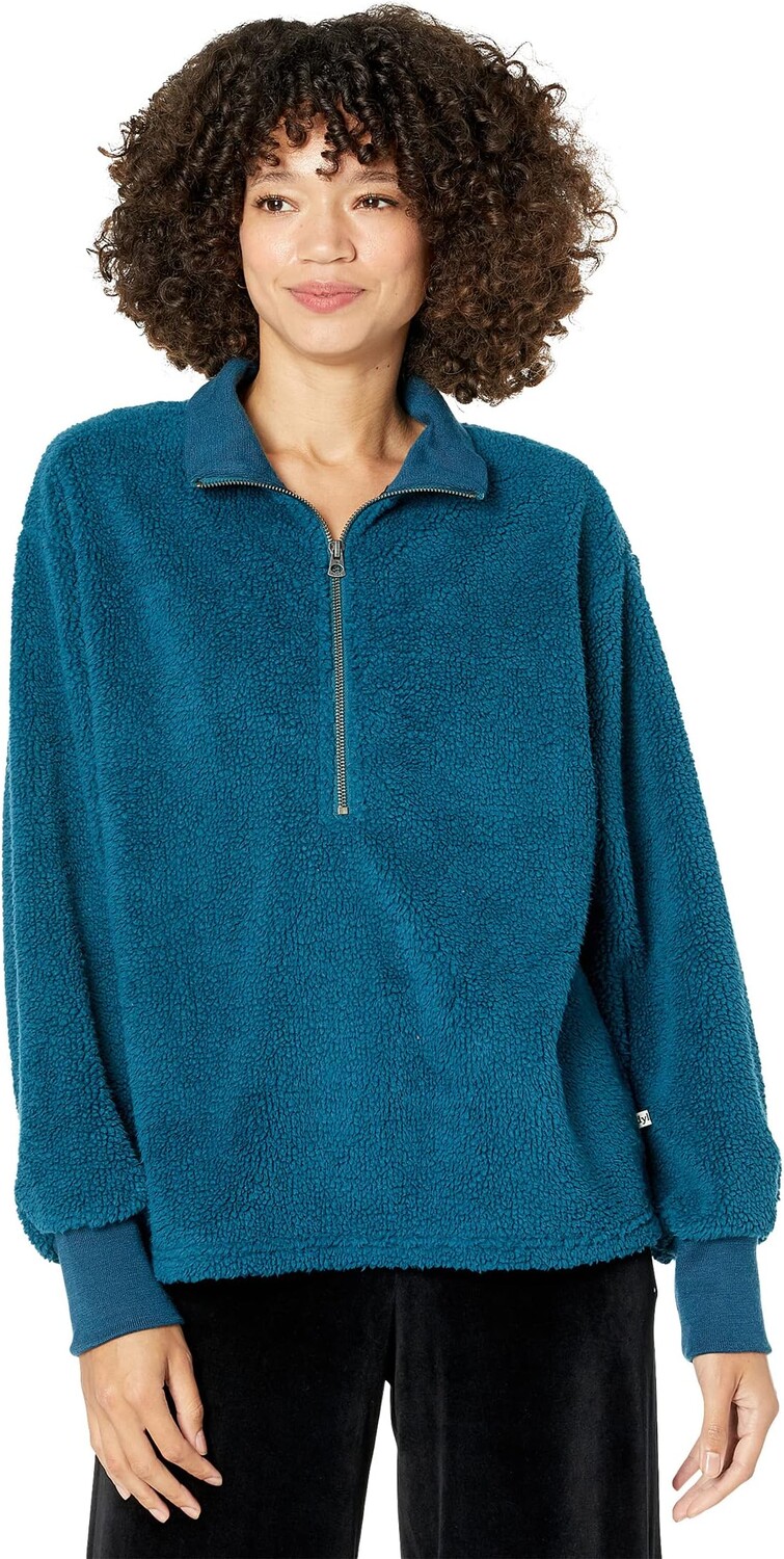

Толстовка Dylan by True Grit Sherpa Modern Zip Pullover Sweatshirt, цвет Marine Blue