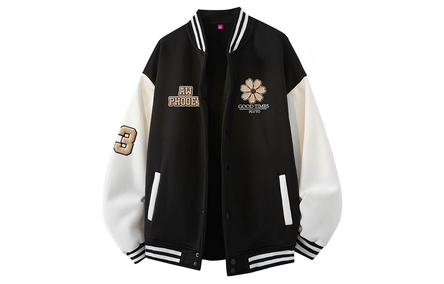 

Disney Бейсбольная майка унисекс, Black (Thickened Fleece-Lined)