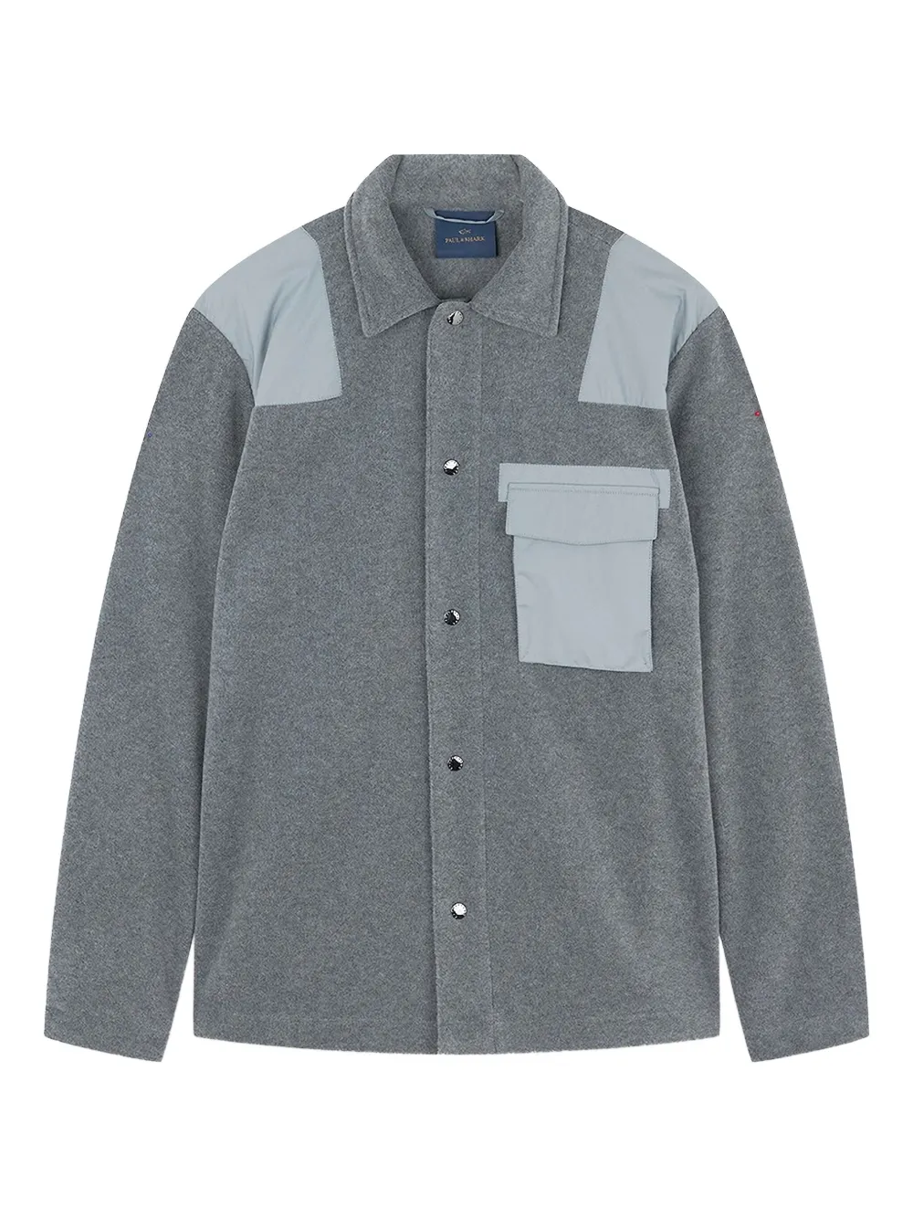 

Рубашка из флиса с вставками Paul & Shark, серый
