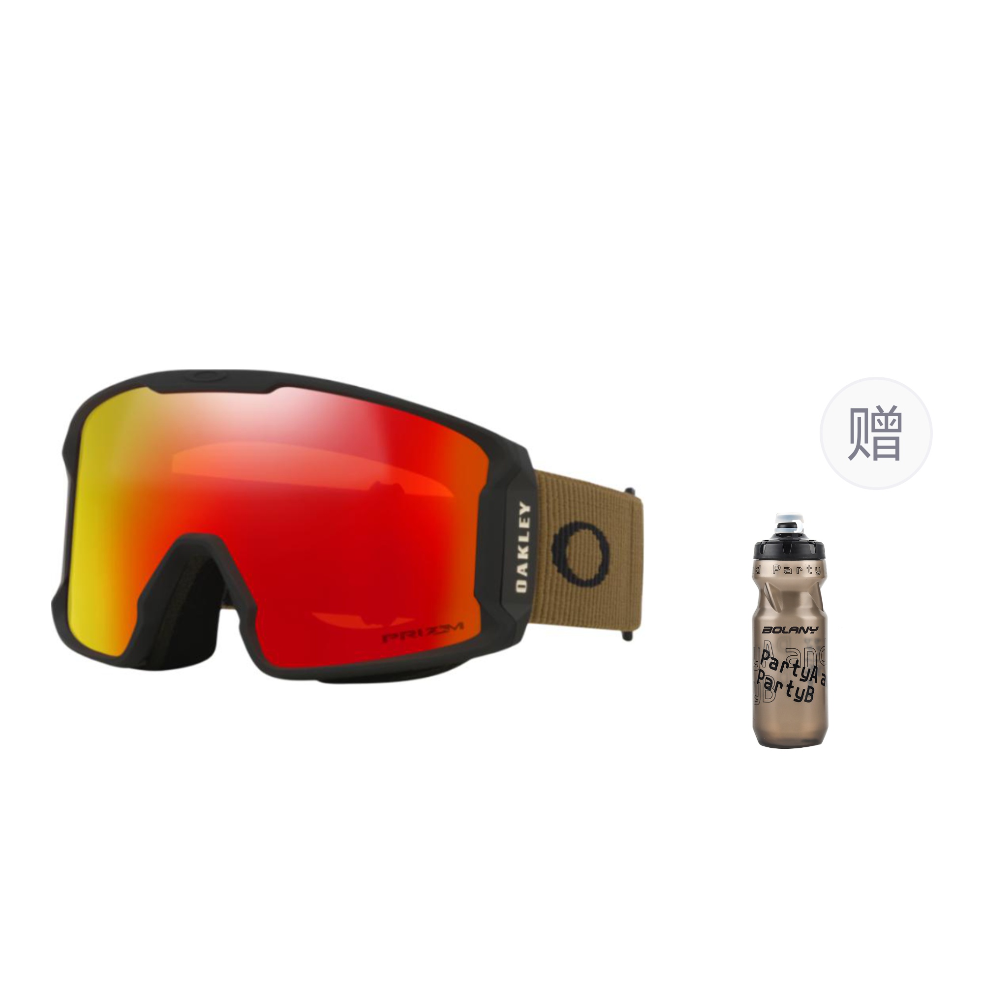 

Противотуманные лыжные очки Line Miner L Coverage с ветрозащитой и застежкой snap buckle, унисекс для активного отдыха Oakley