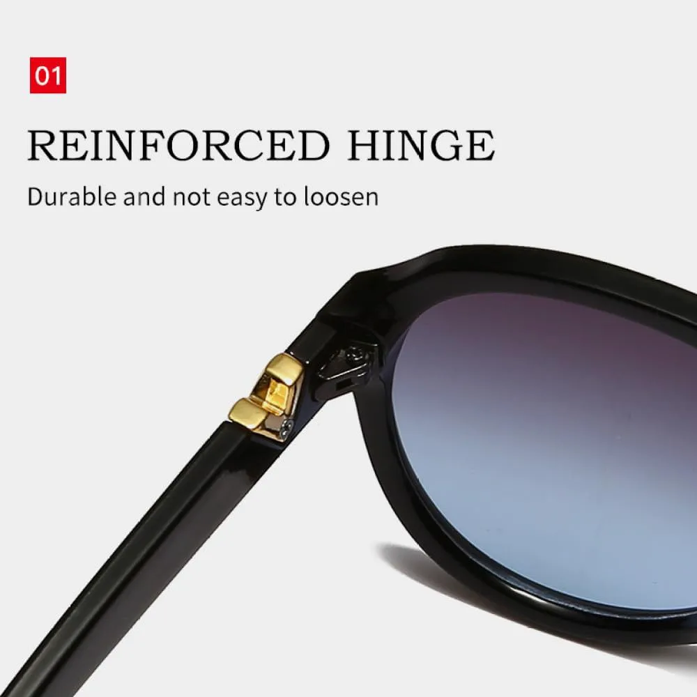 

Изысканные черные солнцезащитные очки для женщин, модные солнцезащитные очки с металлическими дужками, винтажные очки с защитой от УФ-излучения UV400 MTZJH, C4