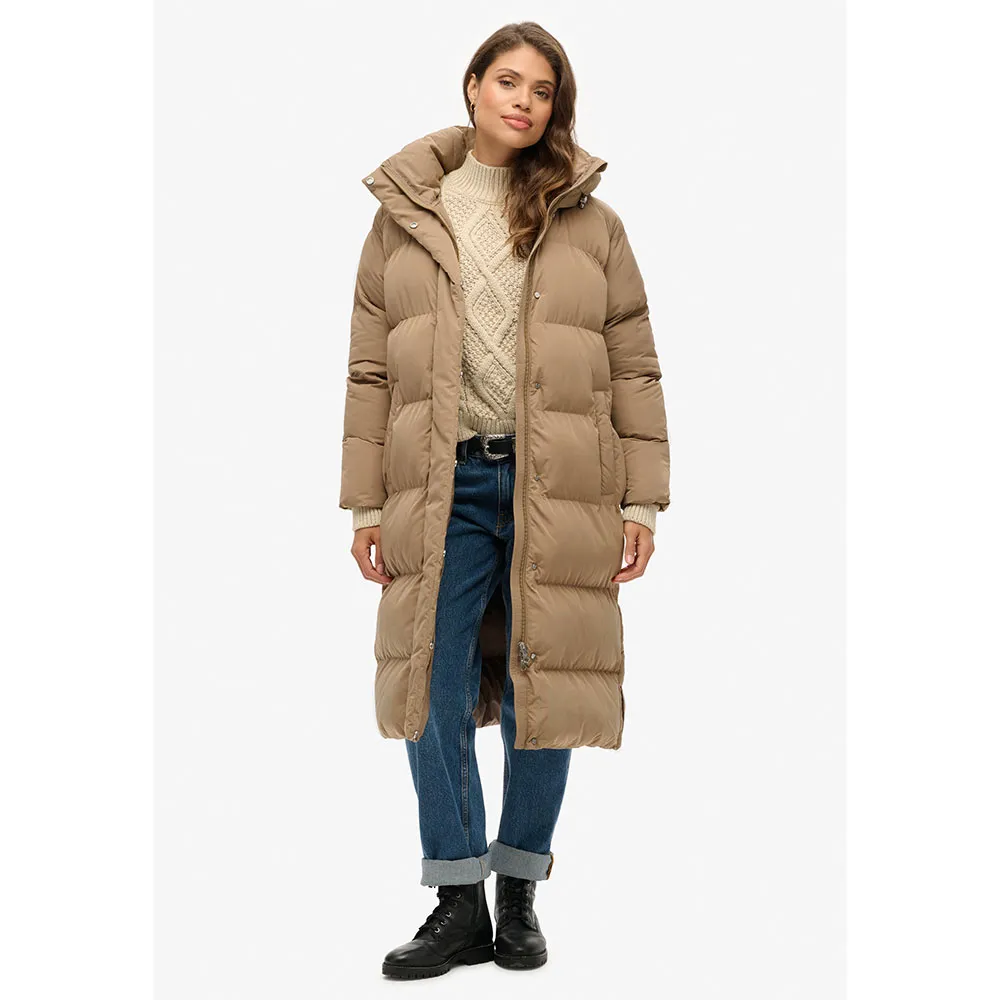 

Куртка Superdry Longline ed, коричневый