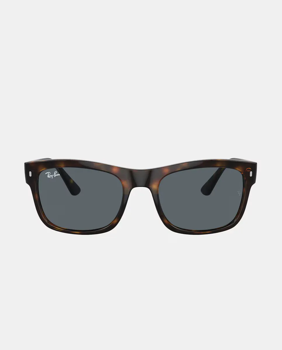 

Темно-коричневые квадратные солнцезащитные очки унисекс Ray-Ban, коричневый