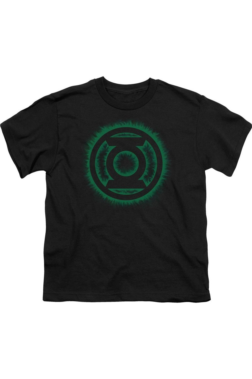 

Футболка с коротким рукавом Green Lantern с логотипом Зеленого Пламени для детей Gildan