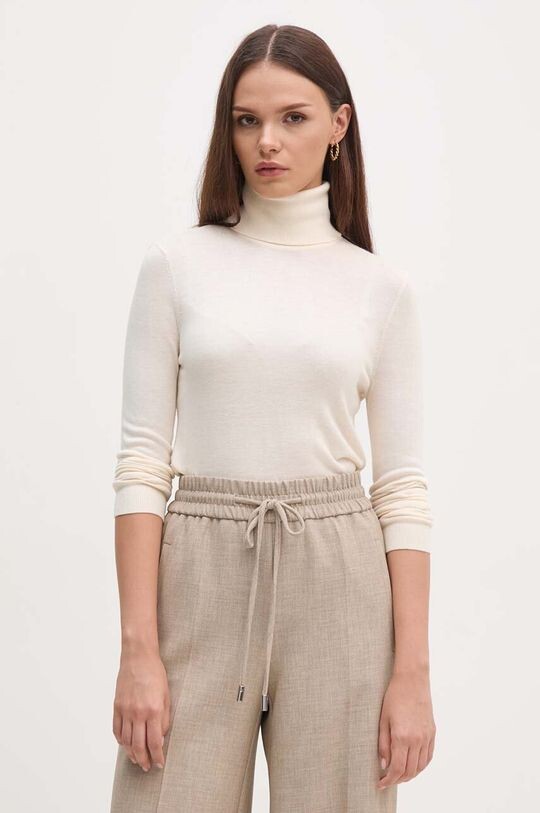 

Свитер из смесового шелка Lauren Ralph Lauren, бежевый