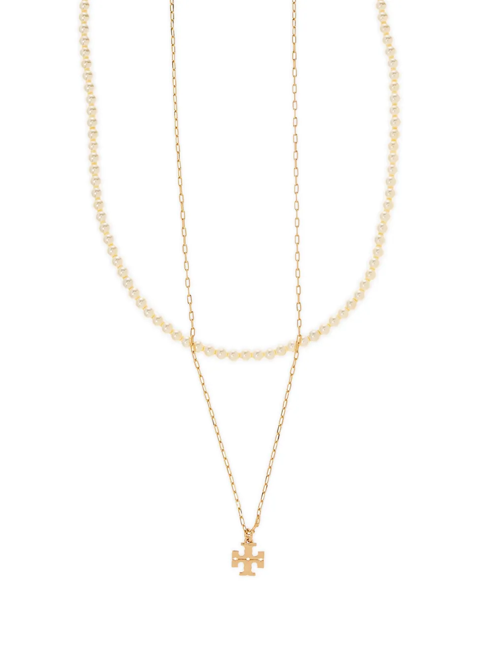 

Многослойное колье Kira Tory Burch, золотой