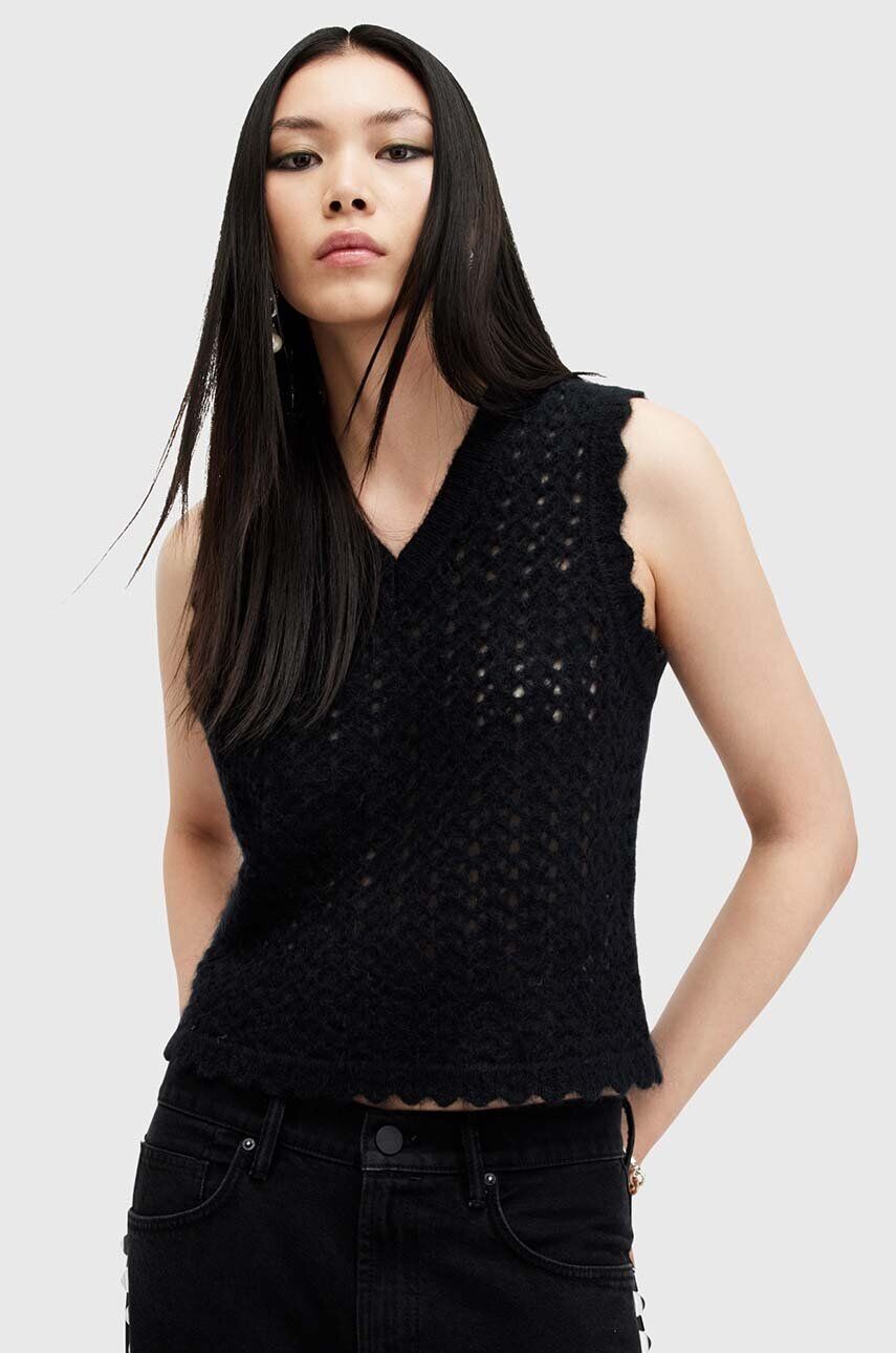 

VIVIAN TANK шерстяной жилет AllSaints, черный