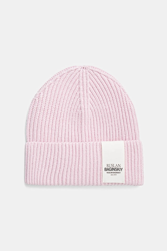 

Шерстяная шапка Ruslan Baginskiy, розовый