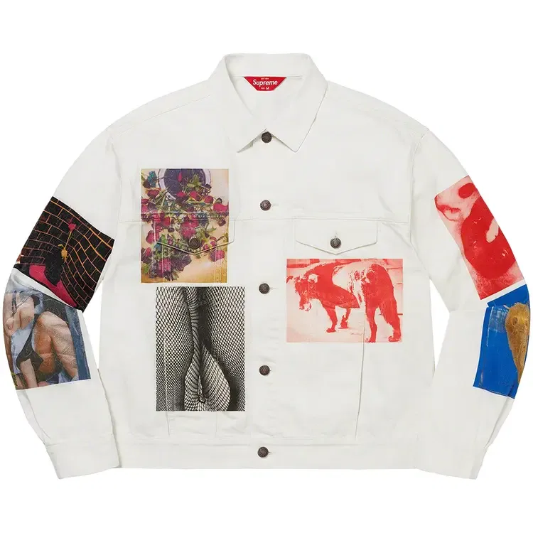 Джинсовая куртка Supreme Daidō Moriyama Denim Trucker Jacket, белый