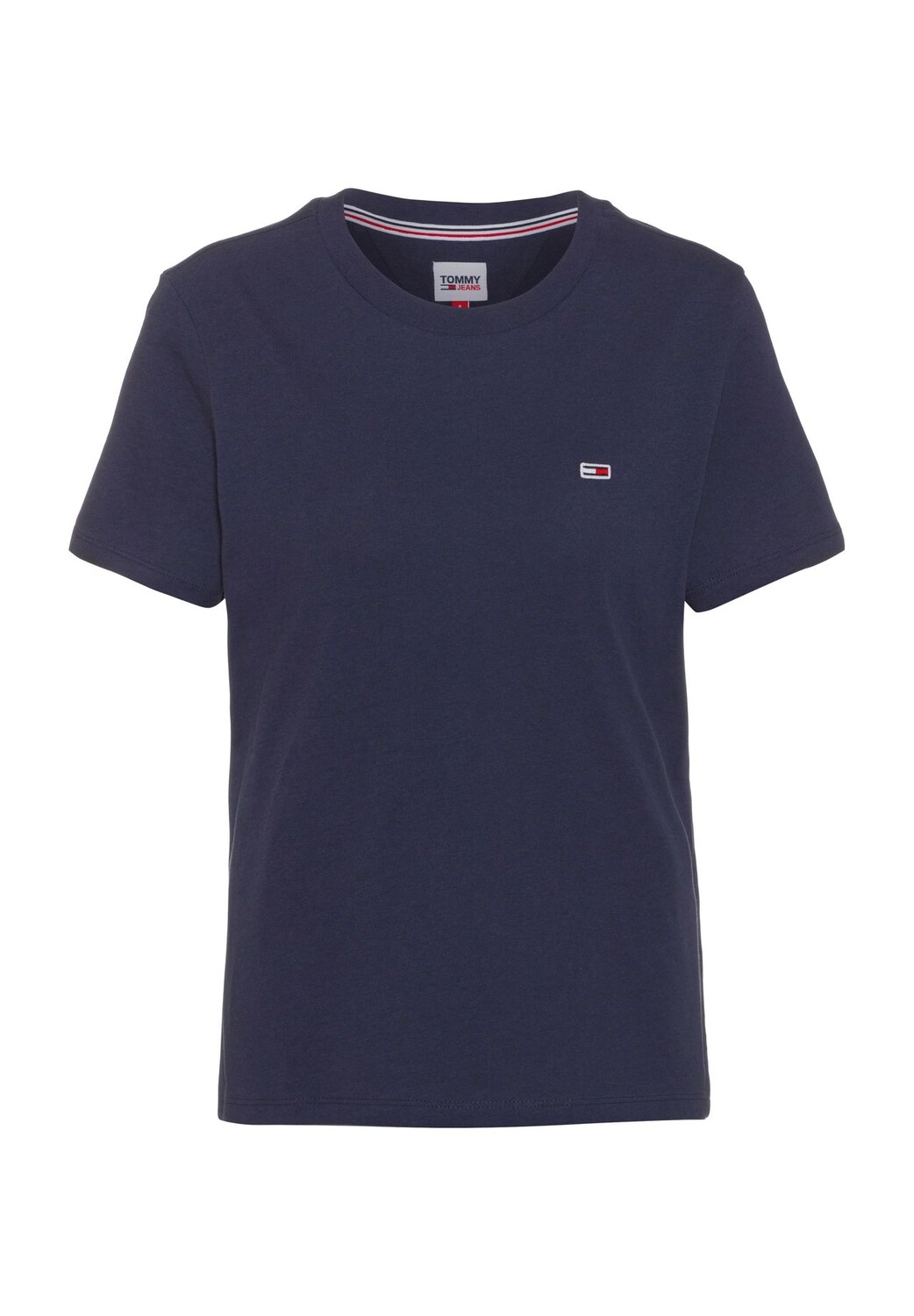 

Футболка, круглый вырез, женская TOMMY Jeans, синий