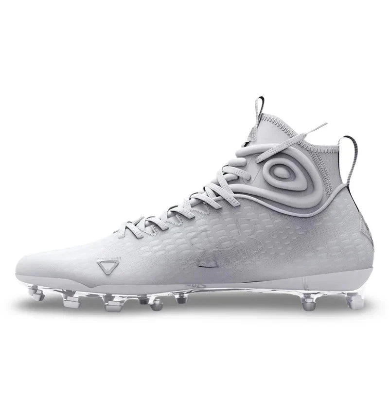 Футбольные бутсы Under Armour Spotlight Lux MC 20 3025082-100, мужские, белые, GBNC1567, белый — фото 3