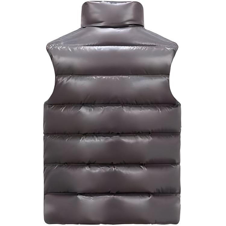 Moncler Пуховик-жилет серый для детей 3-7 лет — фото 4