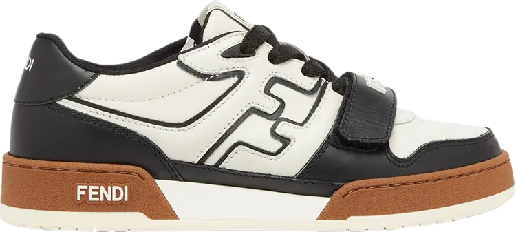 Кроссовки Fendi Wmns Match 'White Black Brown', белый