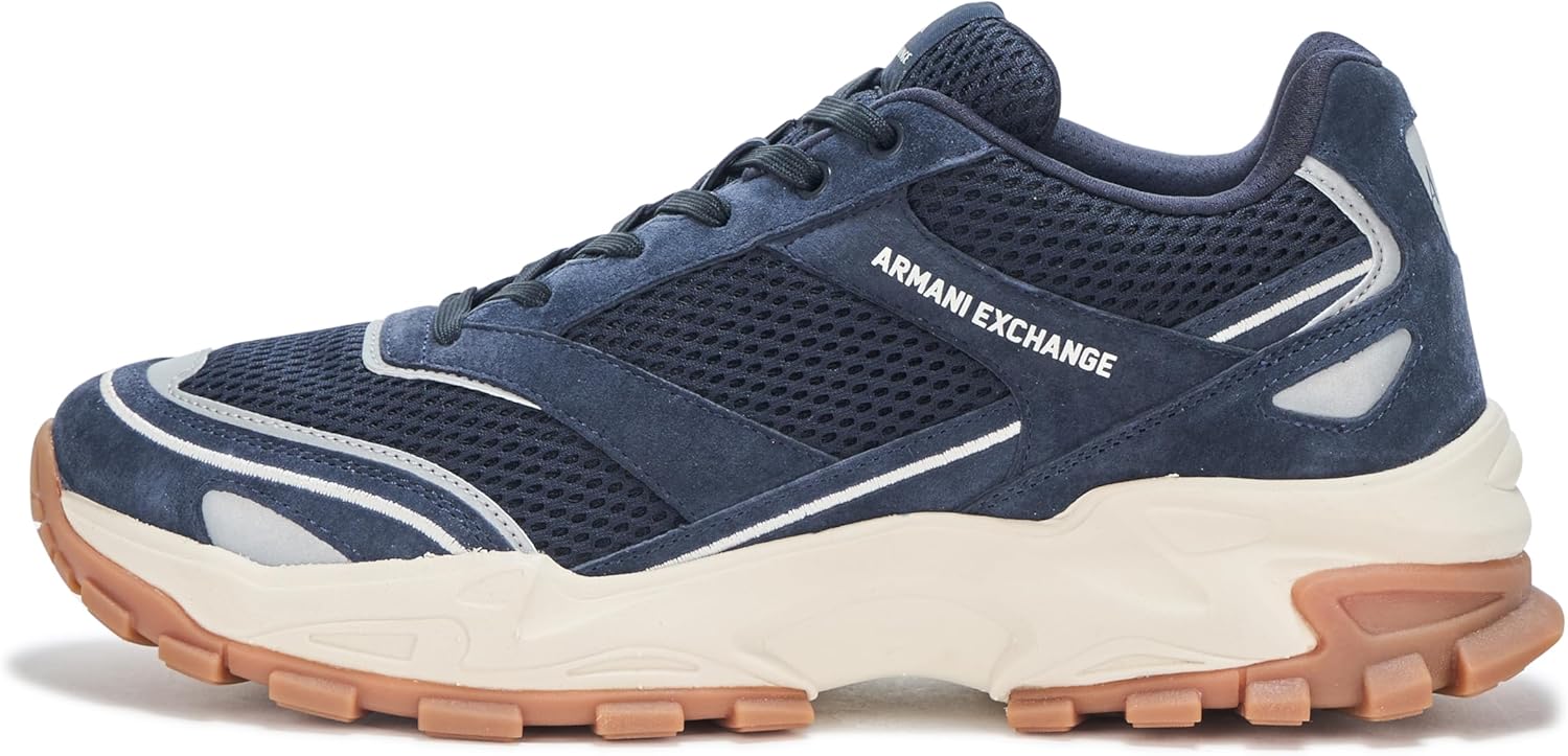 Мужские кроссовки Armani Exchange Aspen, темно-синий — фото 2