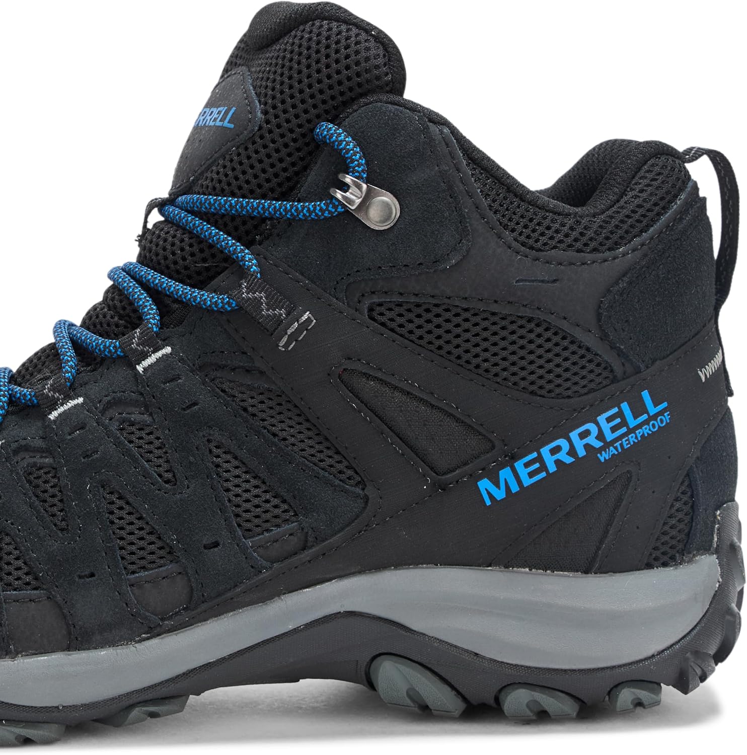Мужские водонепроницаемые походные ботинки Merrell Accentor 3 Mid, черный — фото 4