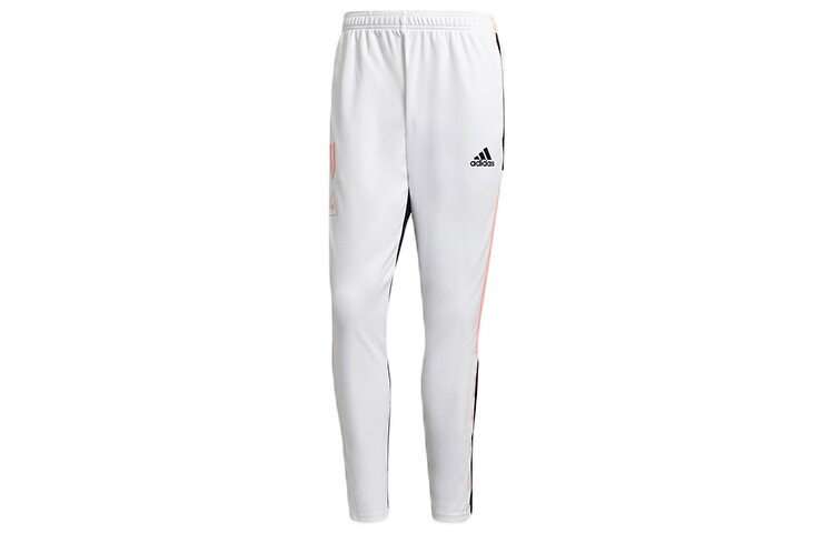 

Adidas Мужские трикотажные спортивные штаны, Соответствие белого/черного цвета