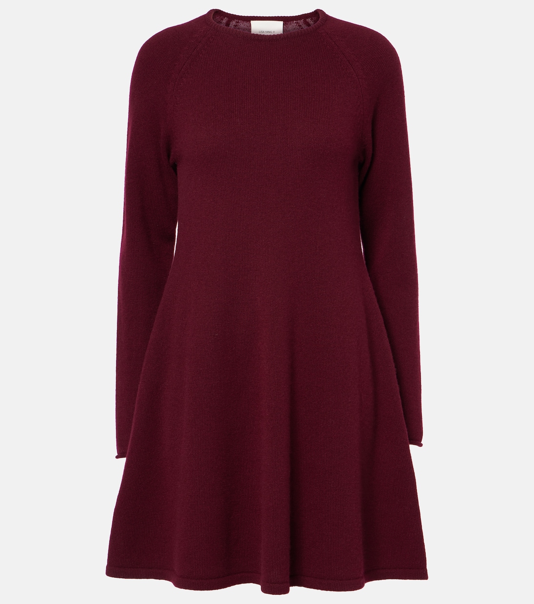 

Мини-платье Didih из кашемира Lisa Yang, Deep Plum