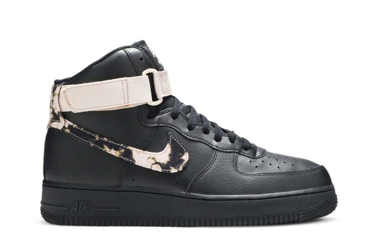 

Кроссовки Nike Air Force 1 High 'Acid Wash Print', черный