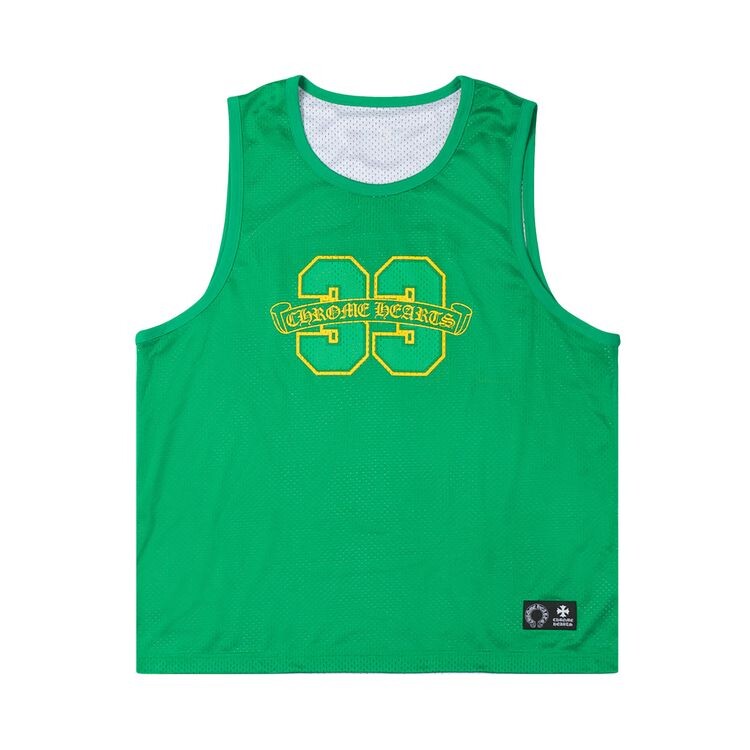 

Джерси Chrome Hearts Mesh Reversible Basketball Jersey Green/White, зеленый
