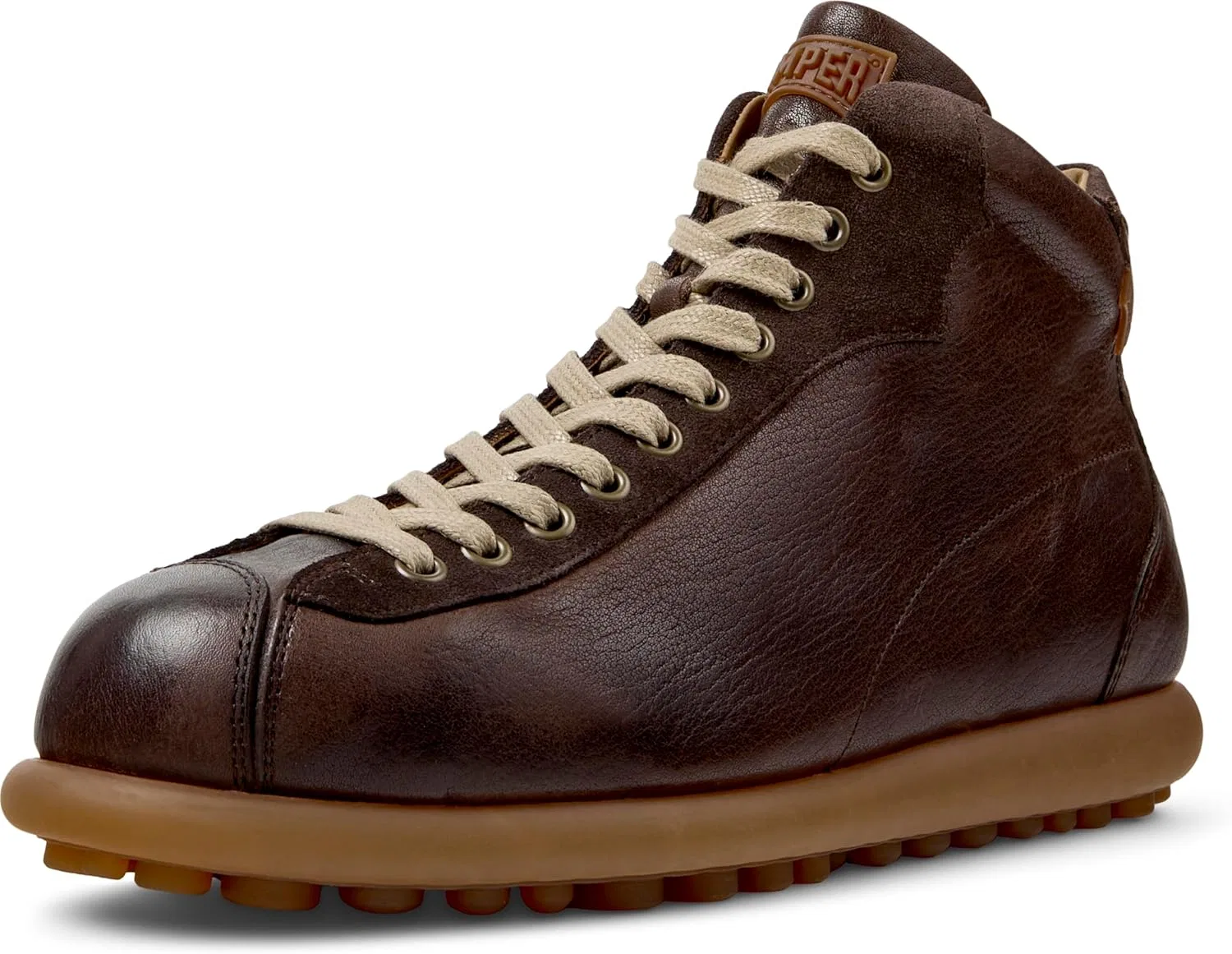 Кроссовки CAMPER, Pelotas Ariel 33766-068 мужские, гладкая кожа, размер EU 39, серый (Soweto Bosf, Grunge Neg/Ariel Neg)