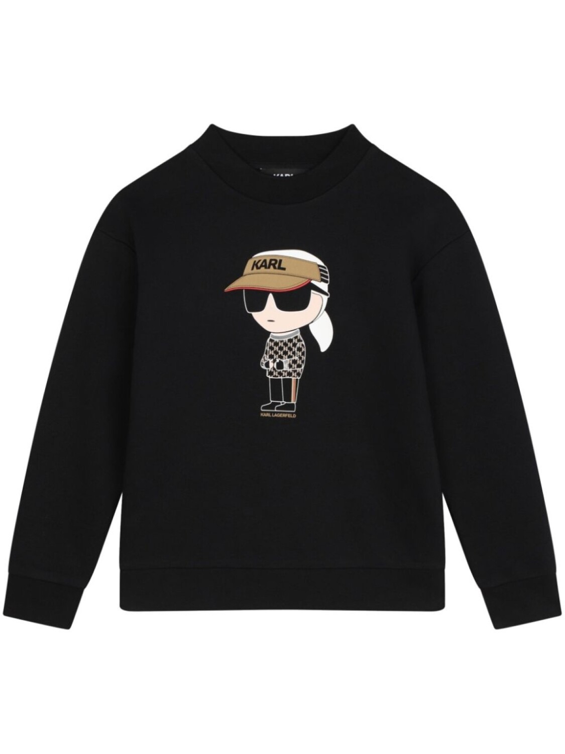 

Karl Lagerfeld Kids толстовка с графичным принтом, черный