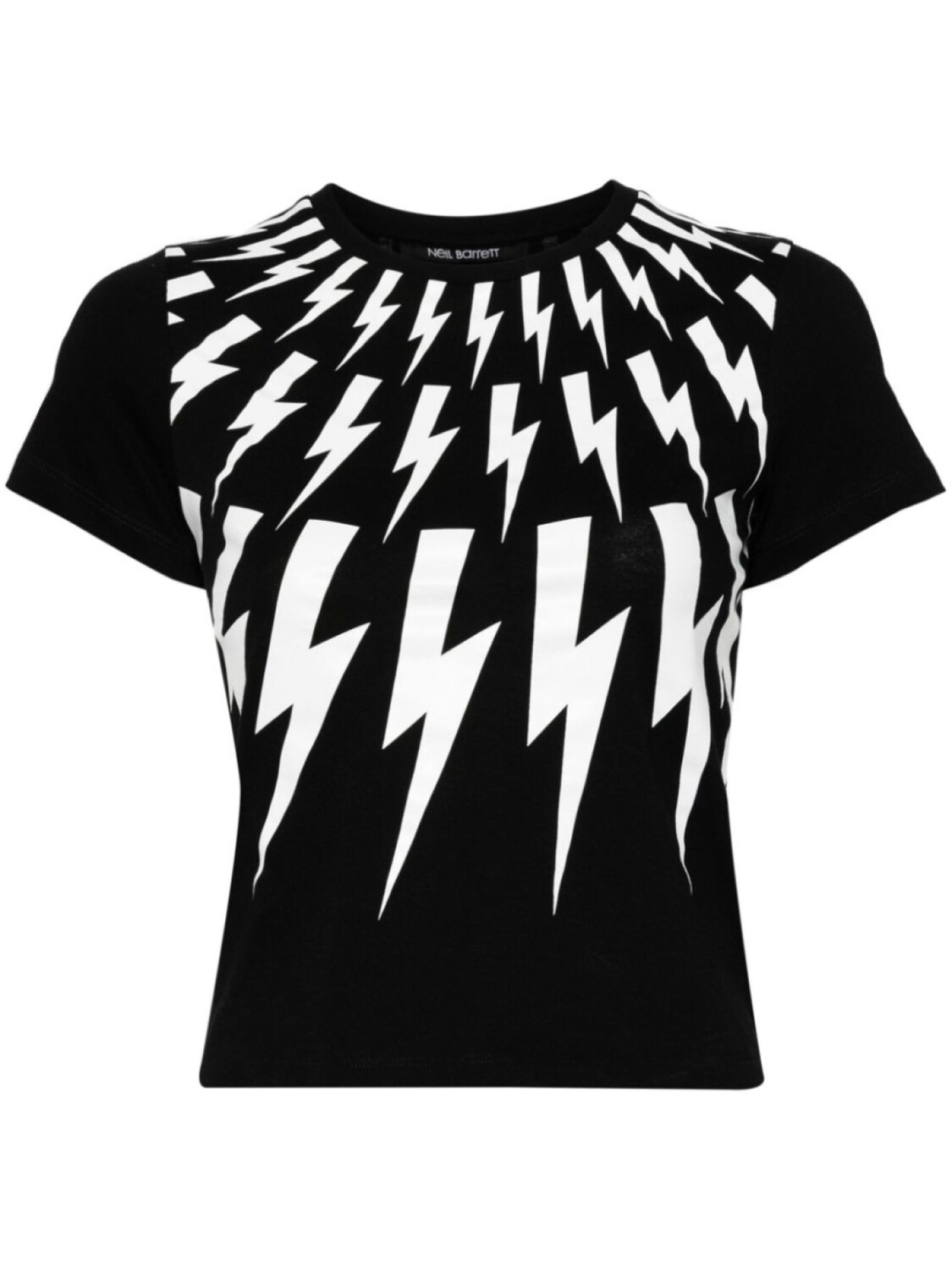 

Neil Barrett футболка с принтом Fair Isle Thunderbolt, черный