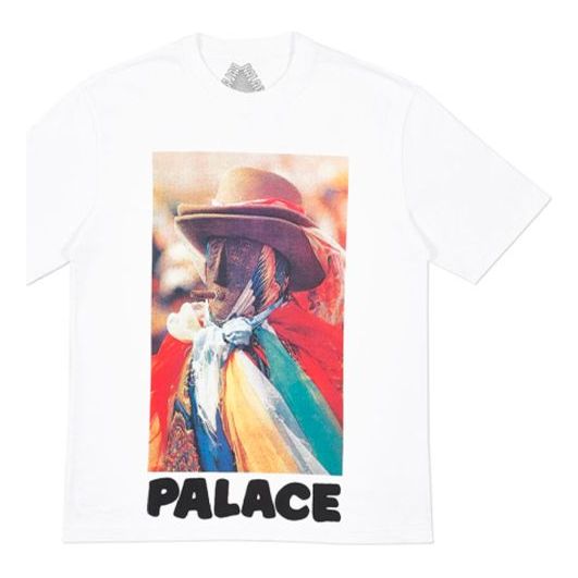 

Футболка PALACE Stoggie White Chest Back Printing Short Sleeve Unisex, белый