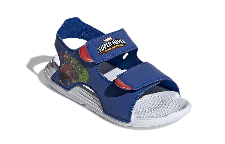 Детские сандалии Adventures PS Синие/Красные/Серые Adidas — фото 3