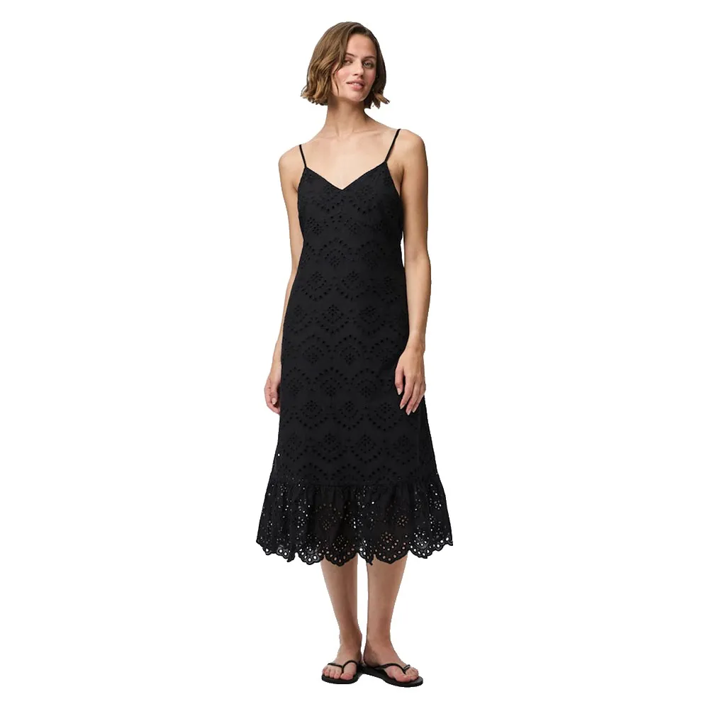 

Платье Pieces Vilde sleeveless long, черный