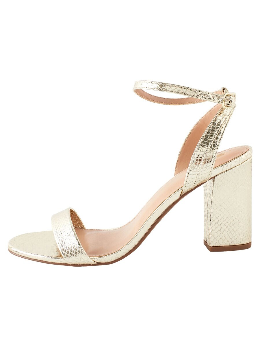 Босоножки на высоком каблуке Next Sandals, золотой
