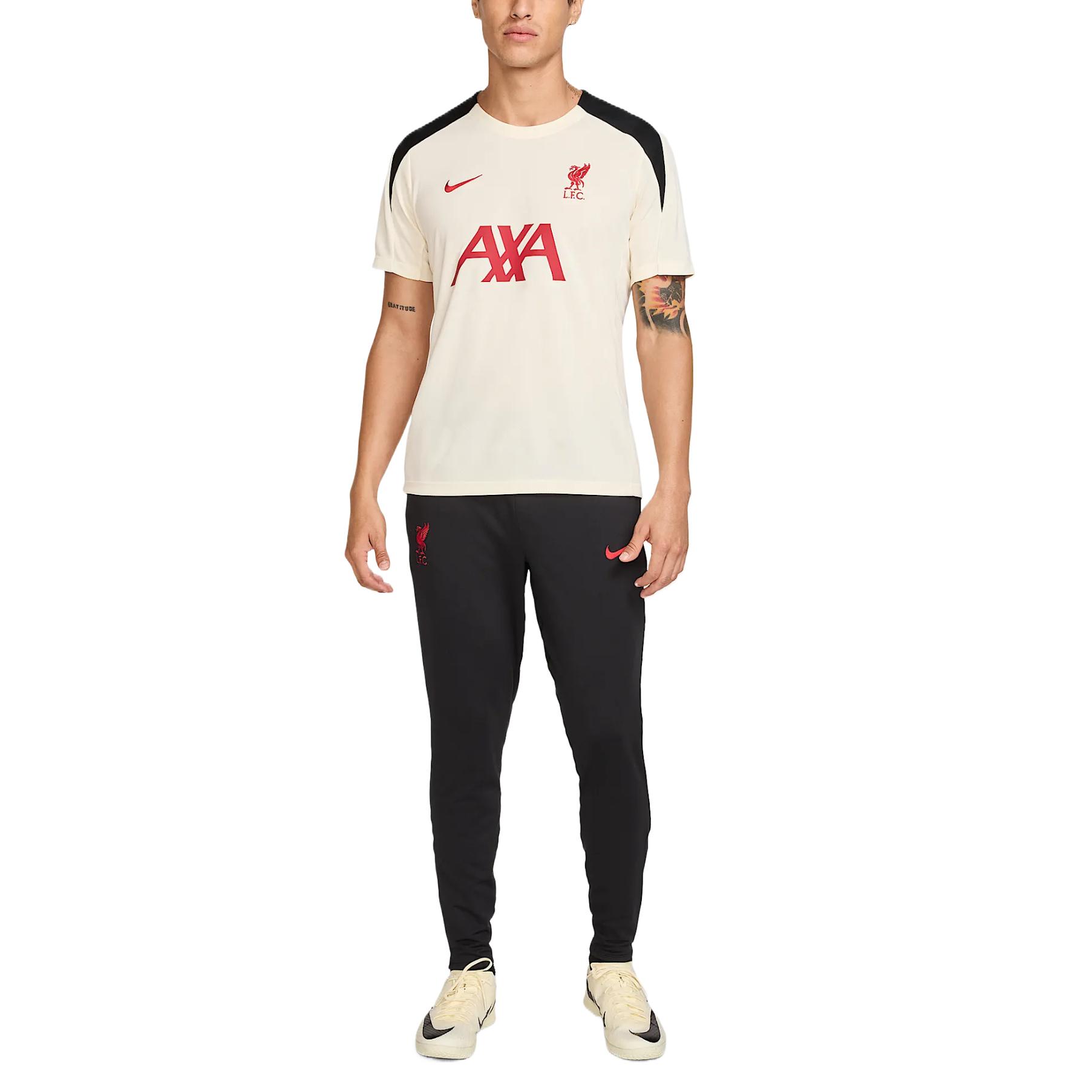 Футболка Liverpool Fc Strike Special Edition Men's Dri FIT с короткими рукавами Nike, Coconut Milk — фото 4