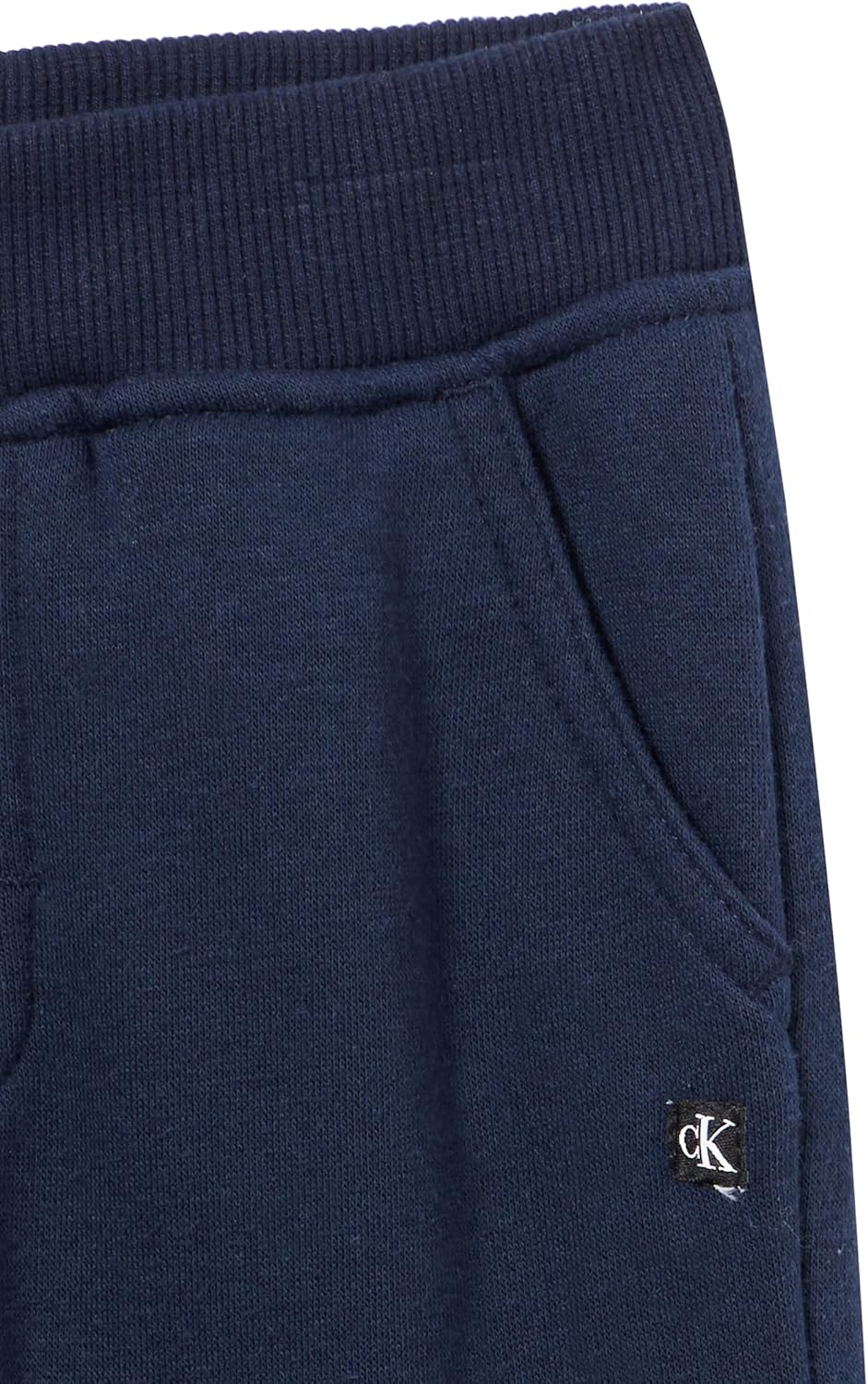 Комплект из двух предметов для бега с капюшоном Calvin Klein для мальчиков, Flintstone/Navy Blazer — фото 2