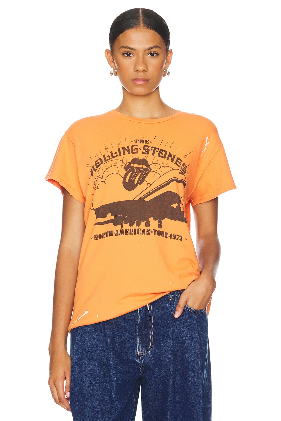 

Футболка rolling stones Madeworn, оранжевый