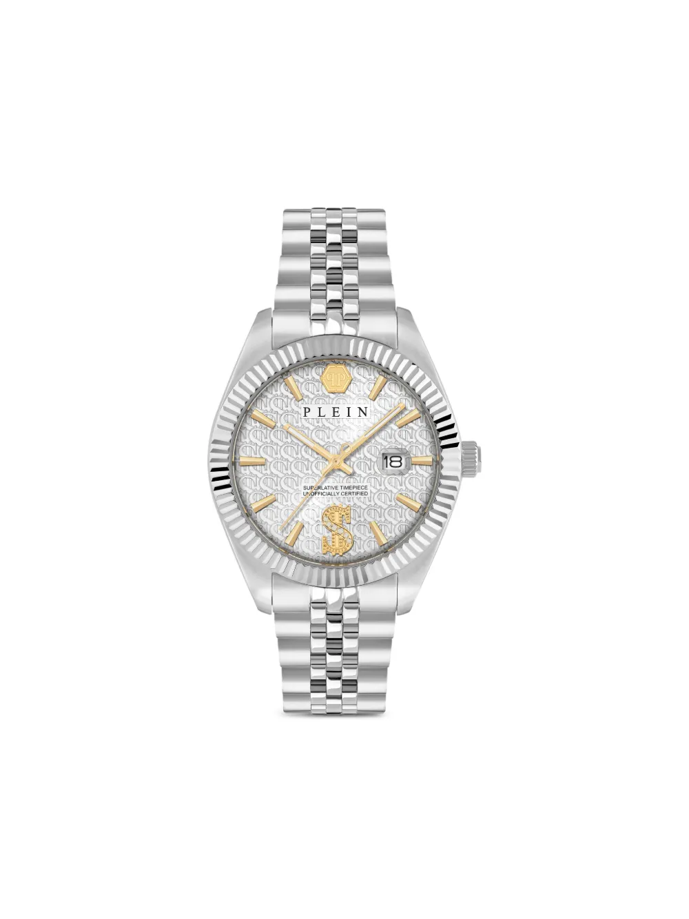 

Наручные часы New Date Superlative 41 Philipp Plein, серебряный