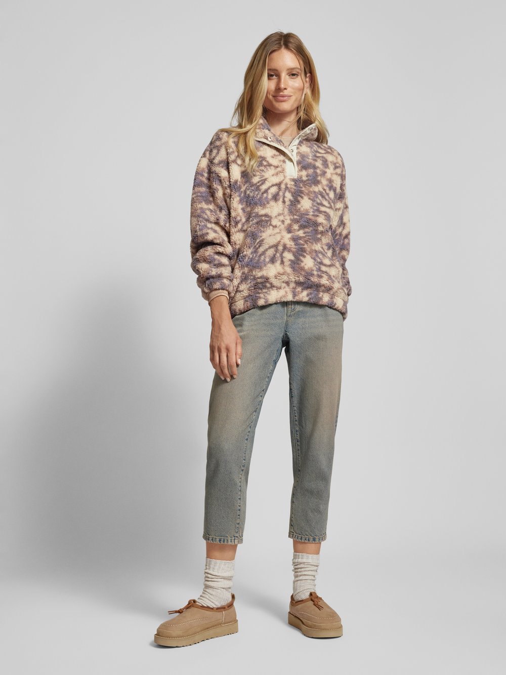 

Толстовка с воротником-стойкой Jake*s Casual, экрю