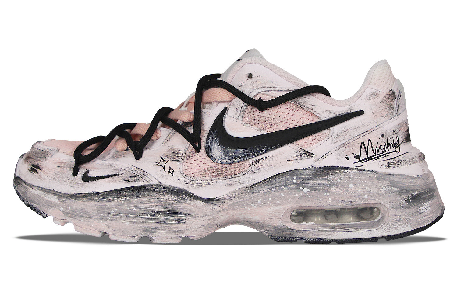 

Кроссовки Air Max Fusion женские с низким верхом розовые/белые/серые Nike