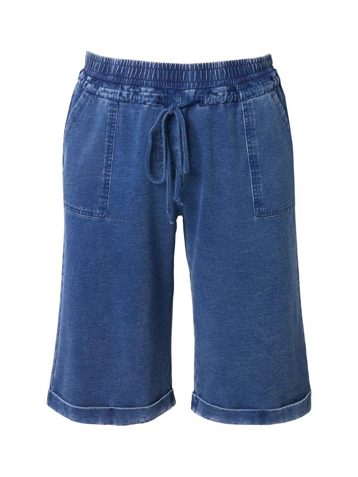 

Шорты Ulla Popken, цвет indigo denim
