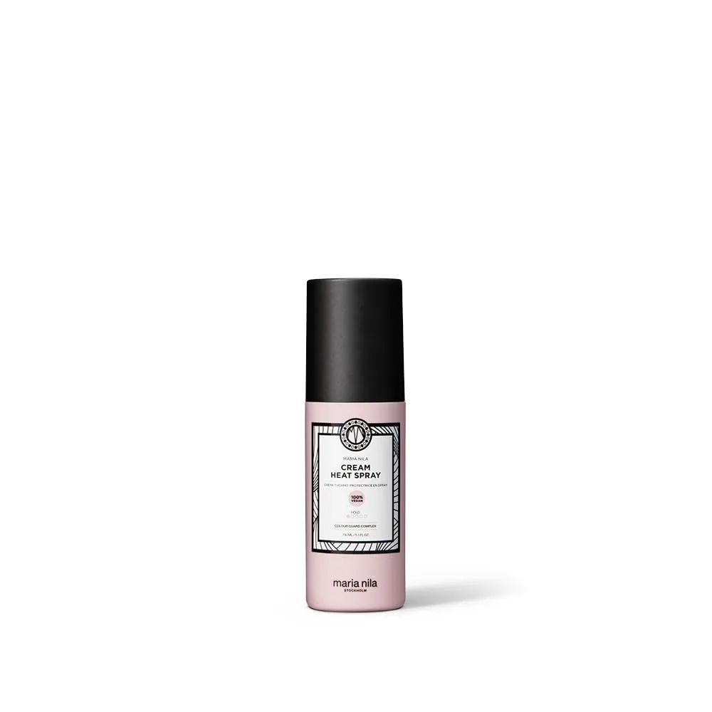 Спрей для волос Maria Nila Cream Heat Spray восстанавливает поврежденные волосы, увлажняет и предотвращает секущиеся кончики, 100% веганский продукт, без сульфатов и парабенов, 150 мл. Крем-спрей для термозащиты