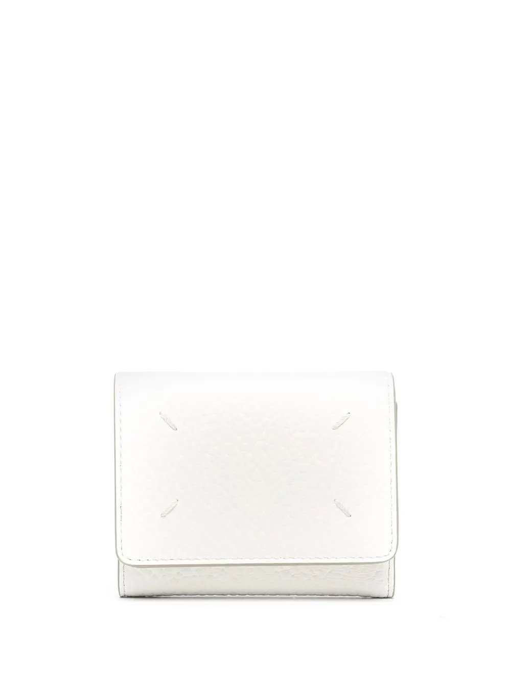 

Кошелек с декоративной строчкой MAISON MARGIELA, белый