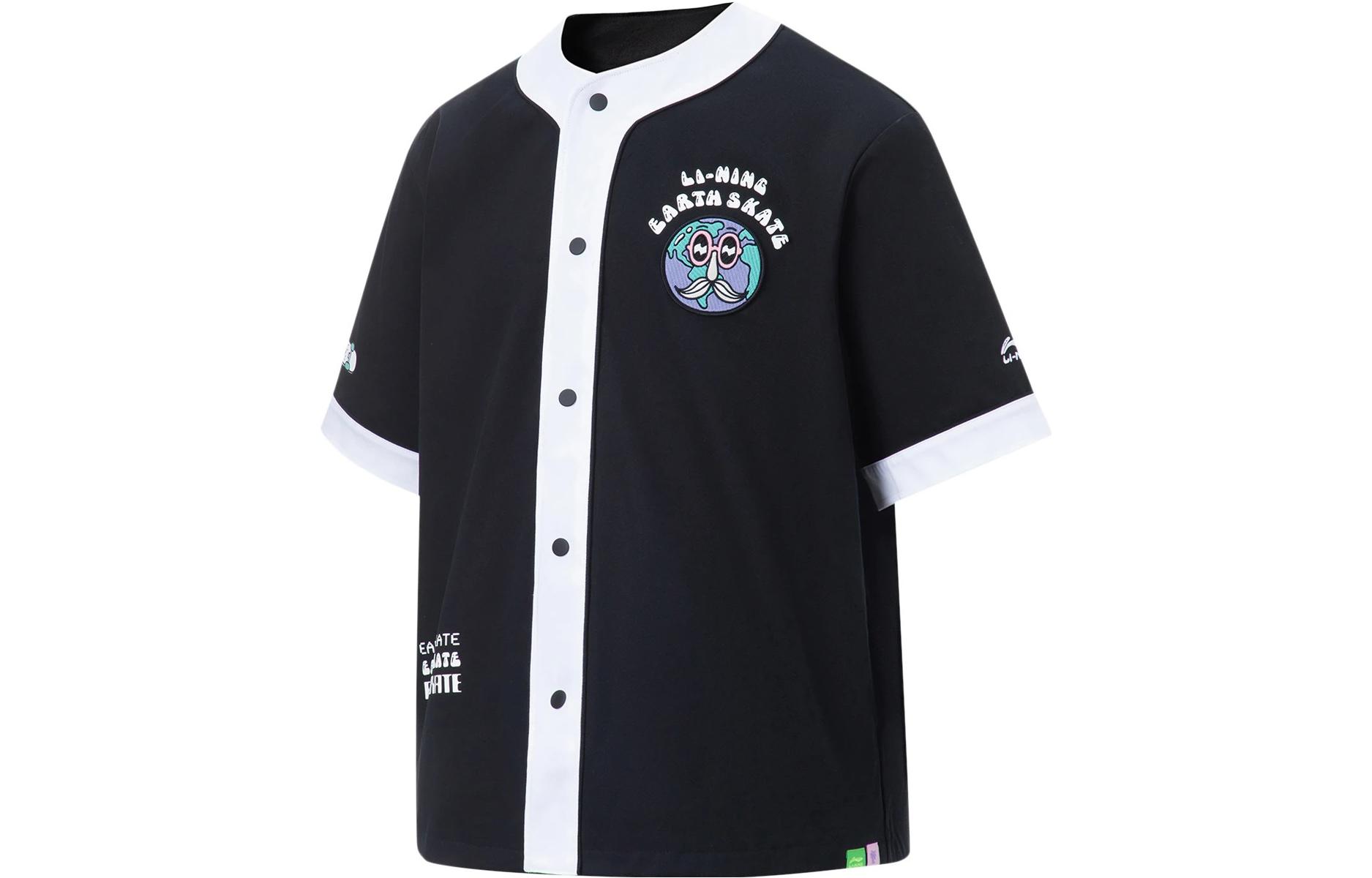 

LiNing Футболка бейсбольная Li Ning X Steven Harrington мужская черная, Black