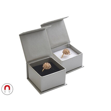 

Серая подарочная коробка для кольца или сережек VG-3 / AG Jk Box