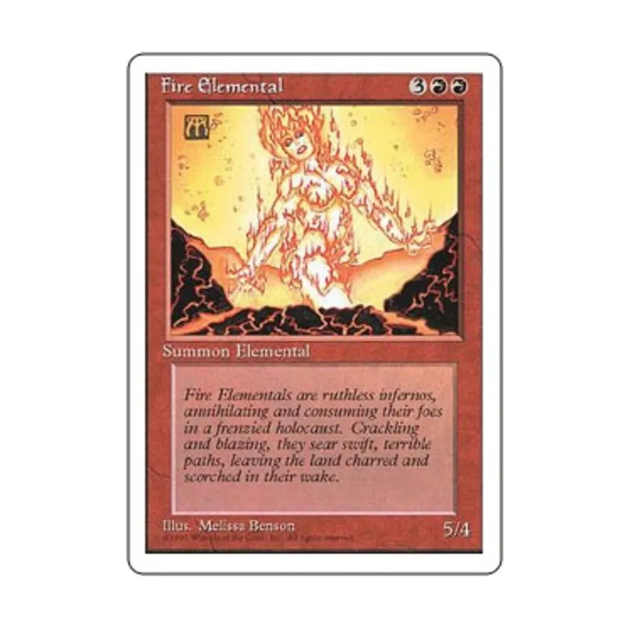 

CCG Элементаль огня (U), MTG - 4th Edition