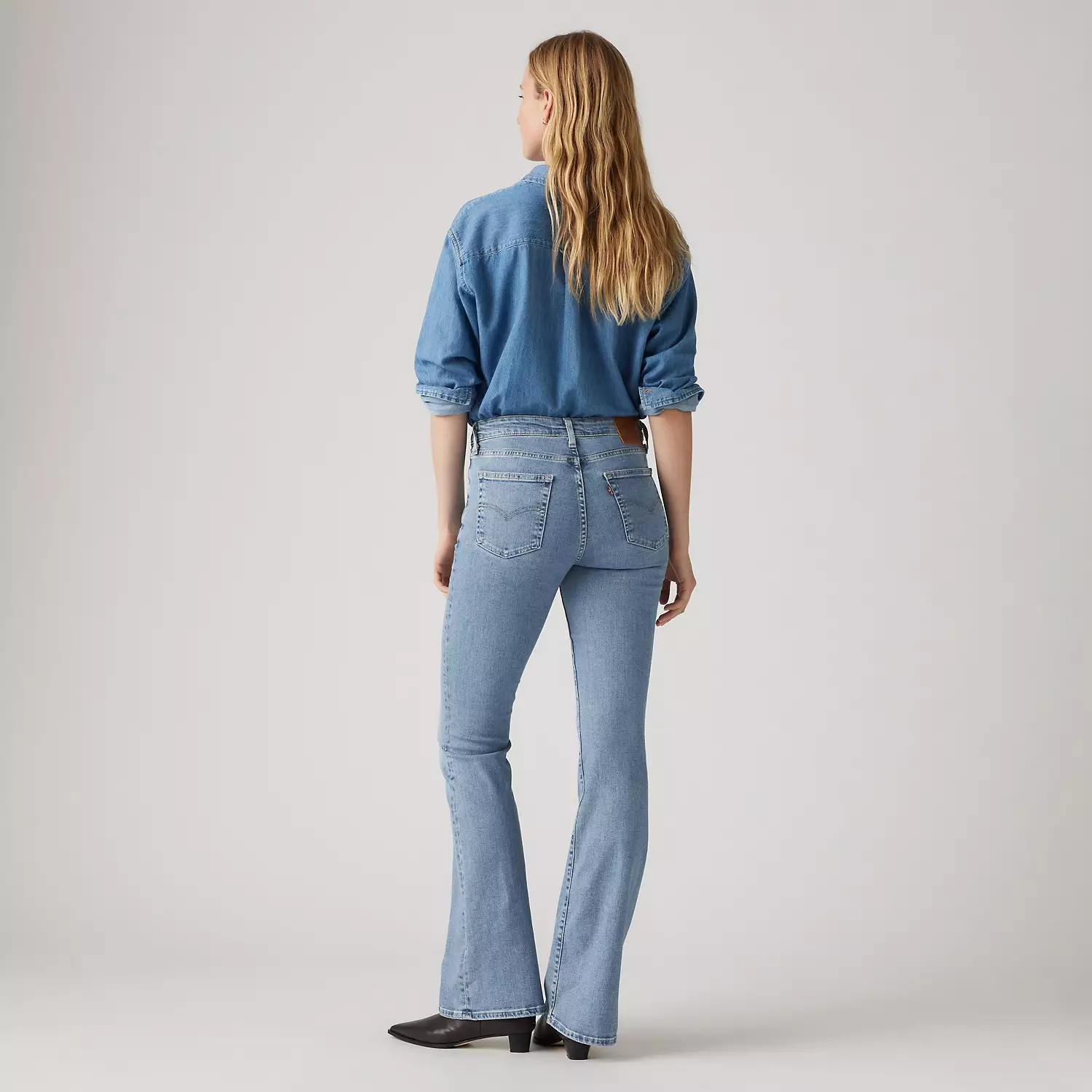 726 расклешенные женские джинсы с высокой посадкой Levi's, цвет Blue Wave Light - Light Wash — фото 3
