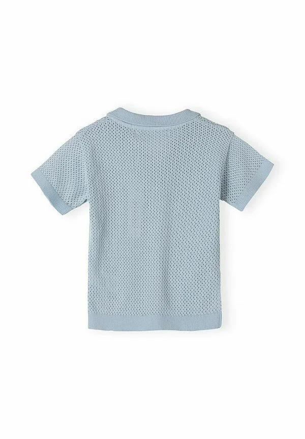 Спортивные штаны с коротким рукавом и воротником Minoti, Light Blue — фото 4