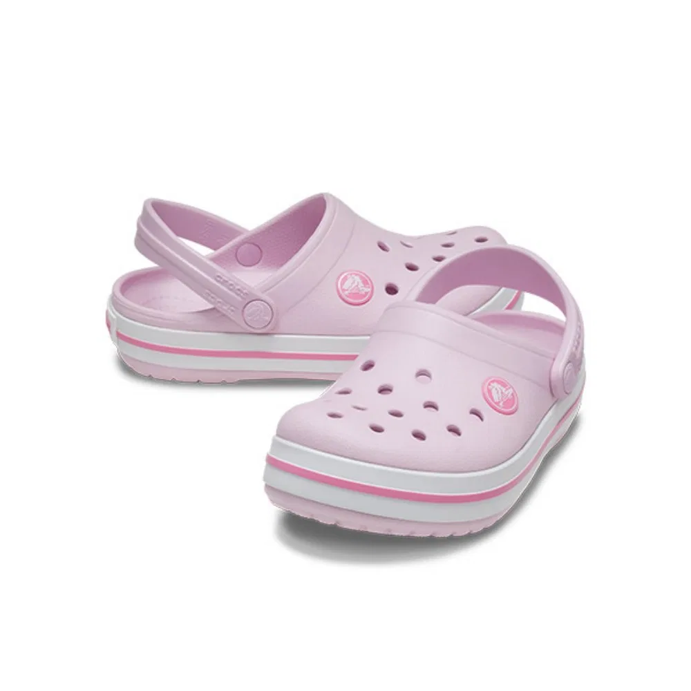 Детские сабо Crocband Clog чёрно-розовые от Crocs — фото 4