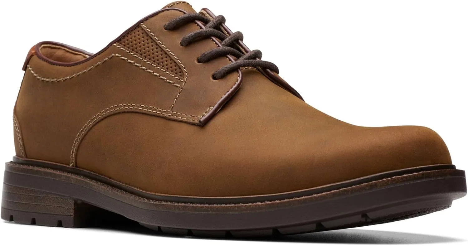 Clarks - Мужские низкие туфли Un Shire, 2-Beeswax Leather. — фото 4