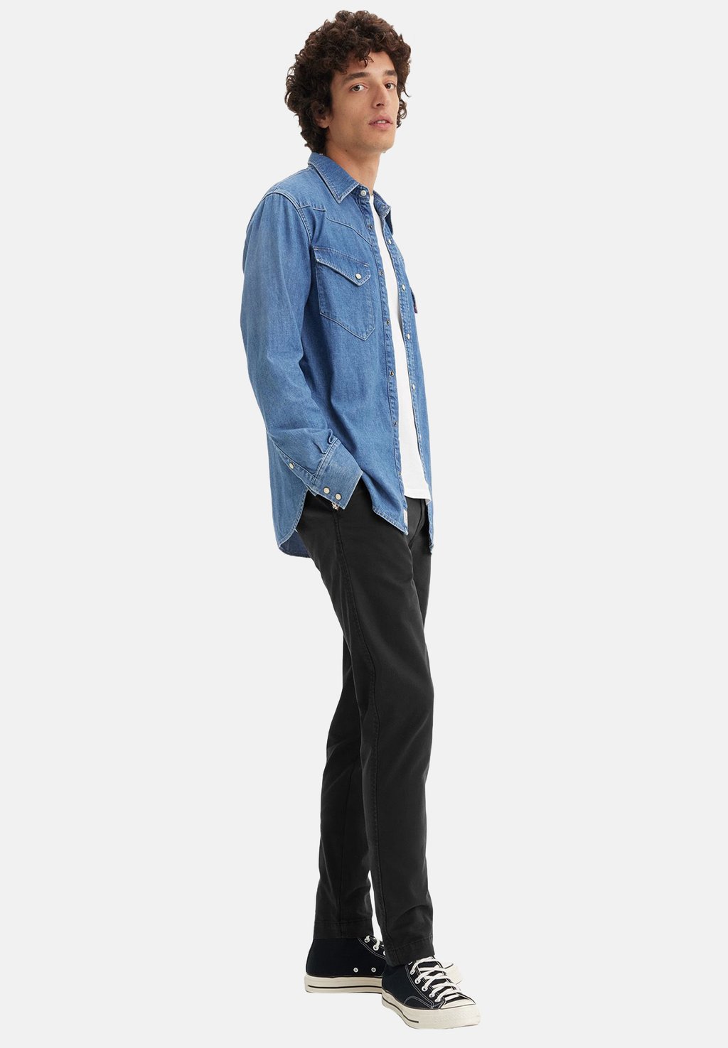 

Чиносы XX CHINO SLIM TAPER PANTS Levi's, цвет Meteorite S W Cord Black